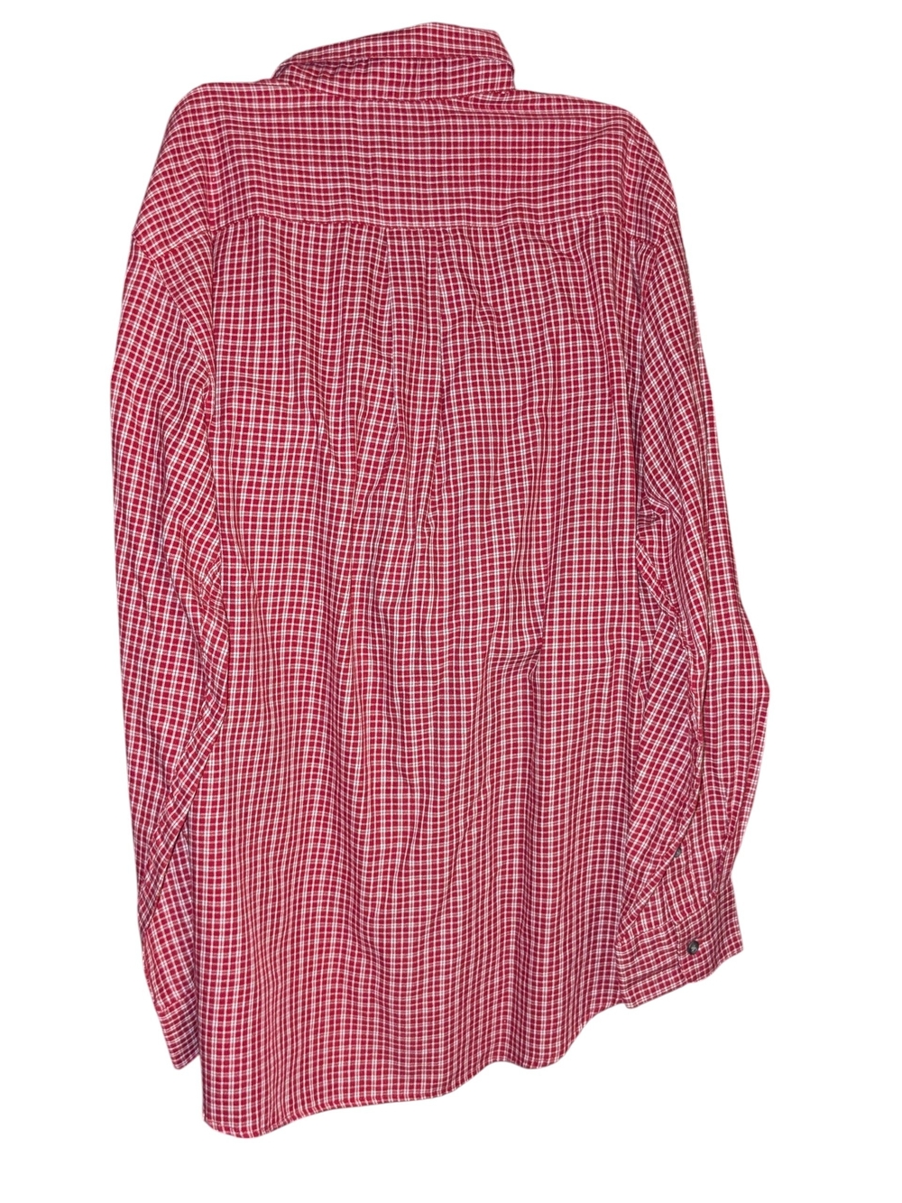 Chaps Size Large Red/White Check Shirt - Picture 2 of 8